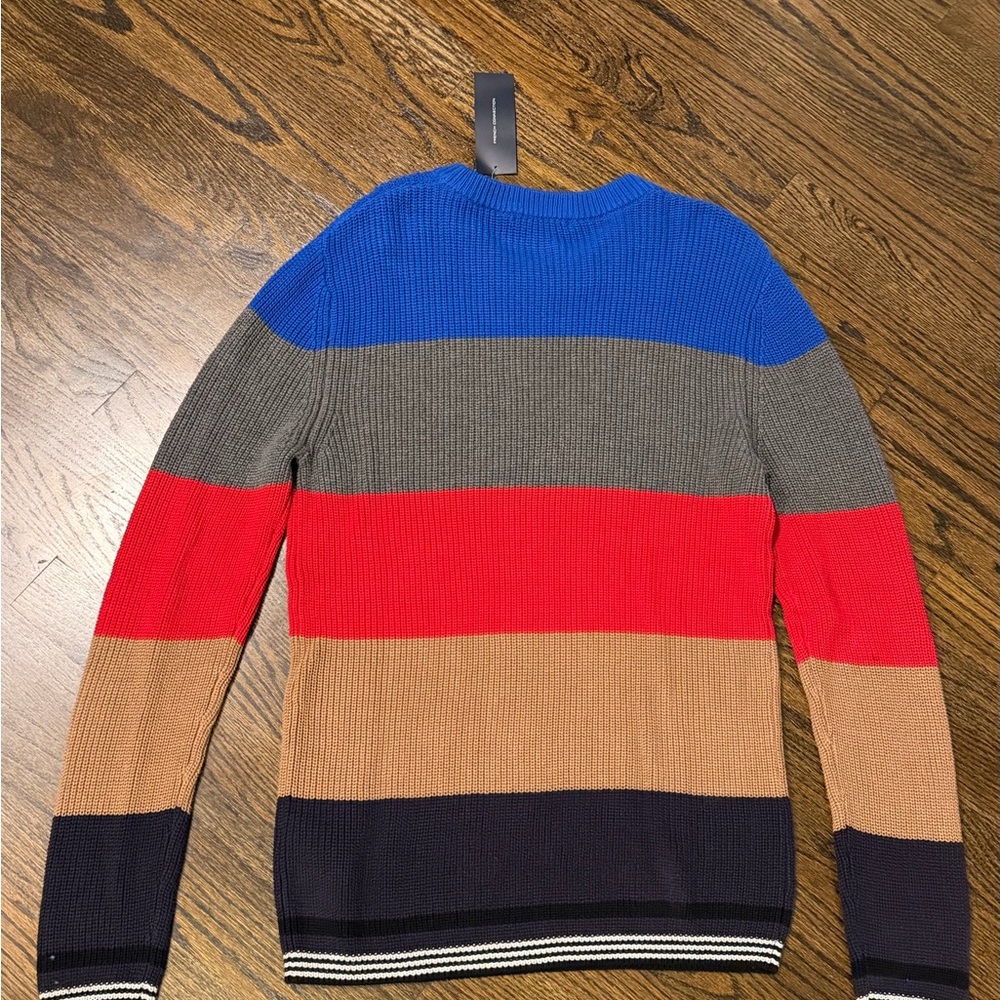 French Connection Multicolor Striped Crewneck Swe… - image 4